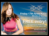 DJ Anna Kiss Promo Flyer