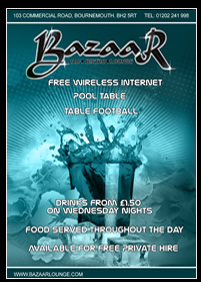 Bazaar Bar Promotional Poster